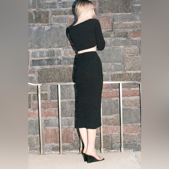 🏷️🔖 NWT Mara Hoffman Tavi Skirt + Aja Top Set in Green - Picture 10 of 15